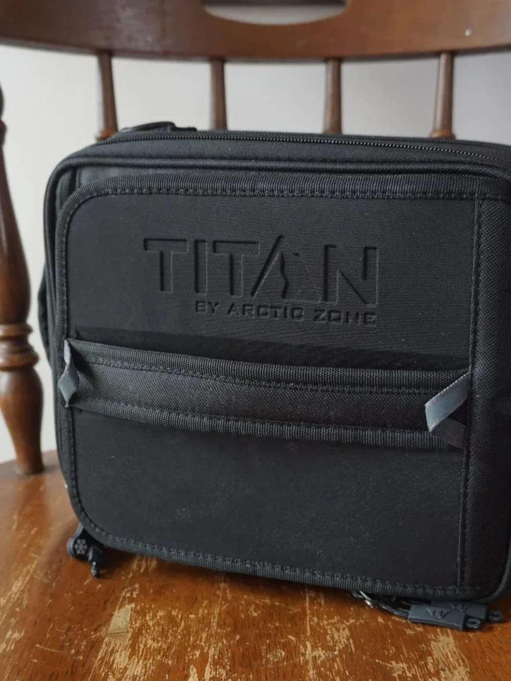 Titan by Arctic Zone Expandable Black Insulated Lunch Box